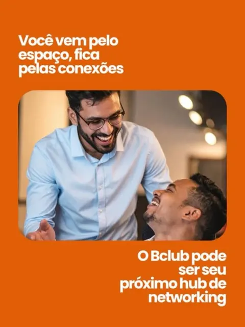 Publicação do perfil @bclubcoworking, feita pela Think Lab