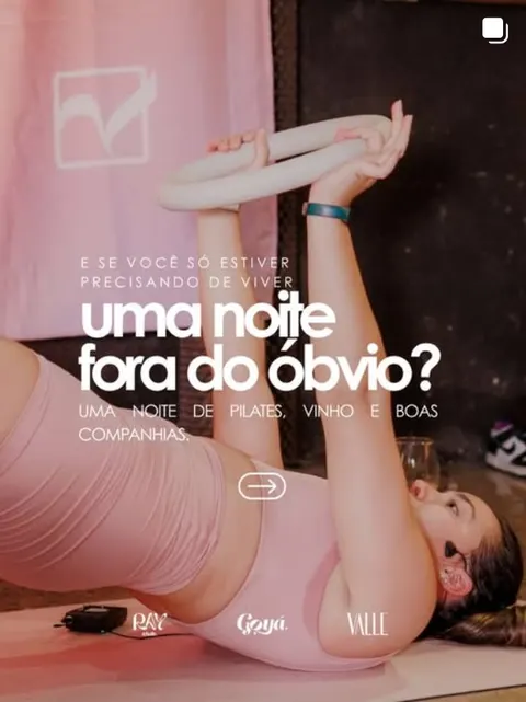 Publicação do perfil @rayclub.br, feita pela Think Lab